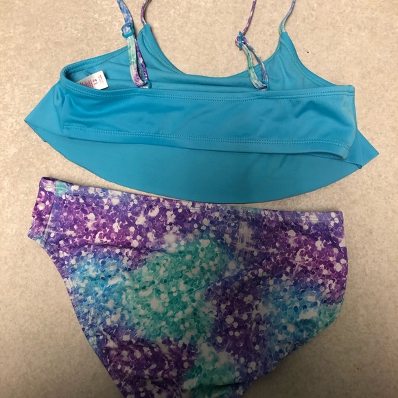 Girls Justice 2 piece swimsuit - Picture 2 of 4